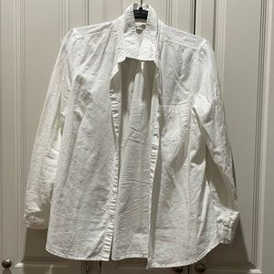Old Navy White Button Dress Shirt - L